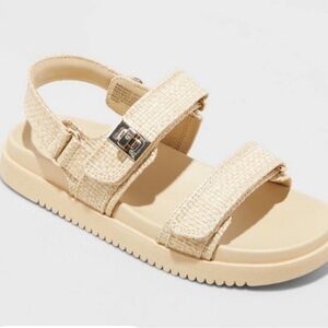 A new day Women’s Jonie Ankle Strap Footbed Sandals size 7.5